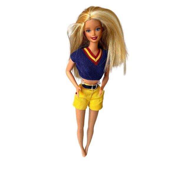 Vtg 1998 Mattel Giggles N Swing Barbie Doll Only Replacement #20333 Tested Works - Picture 2 of 16